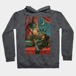 Everyday Witch Tarot - Four of Swords Hoodie